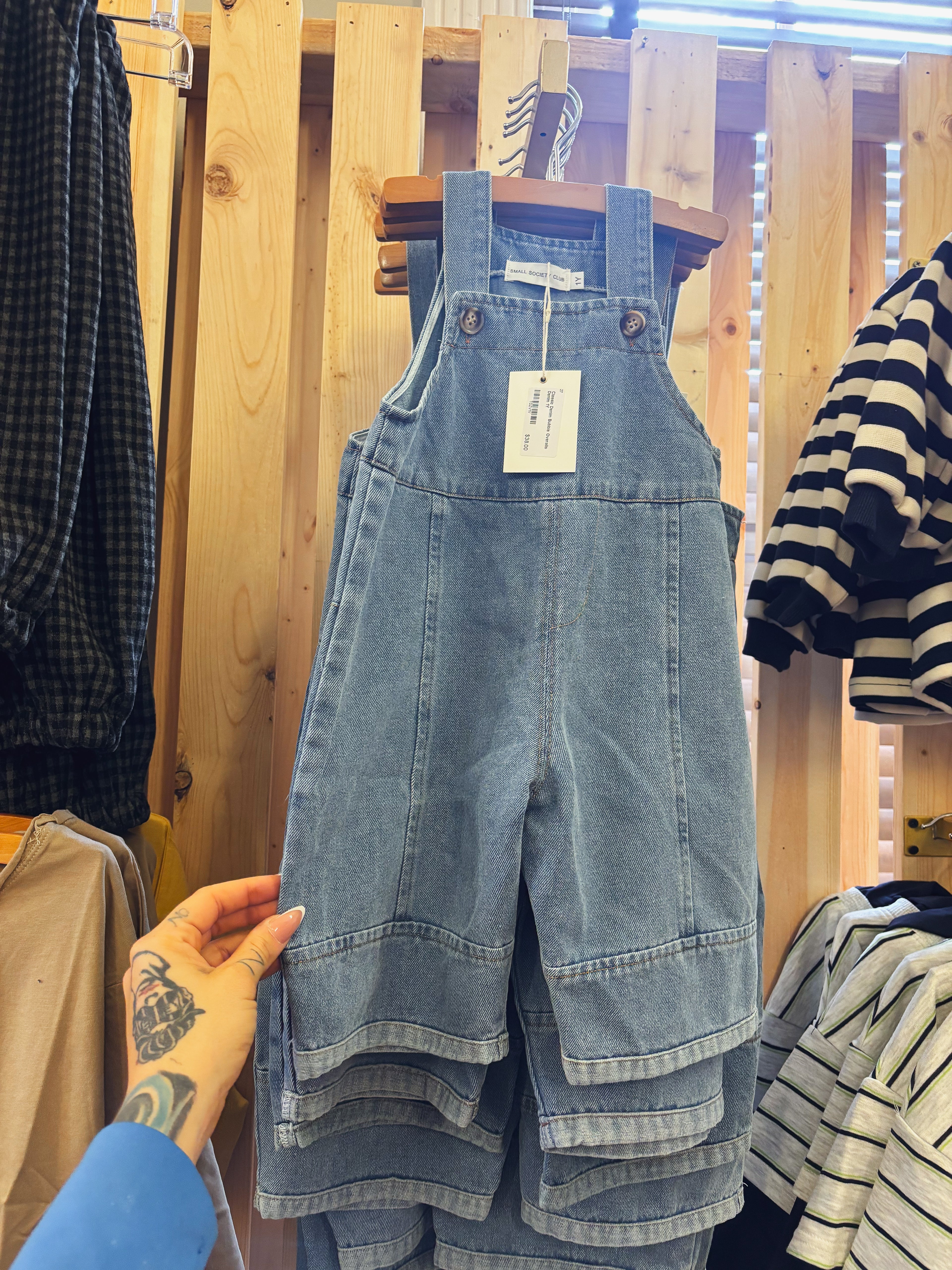the classic denim overall