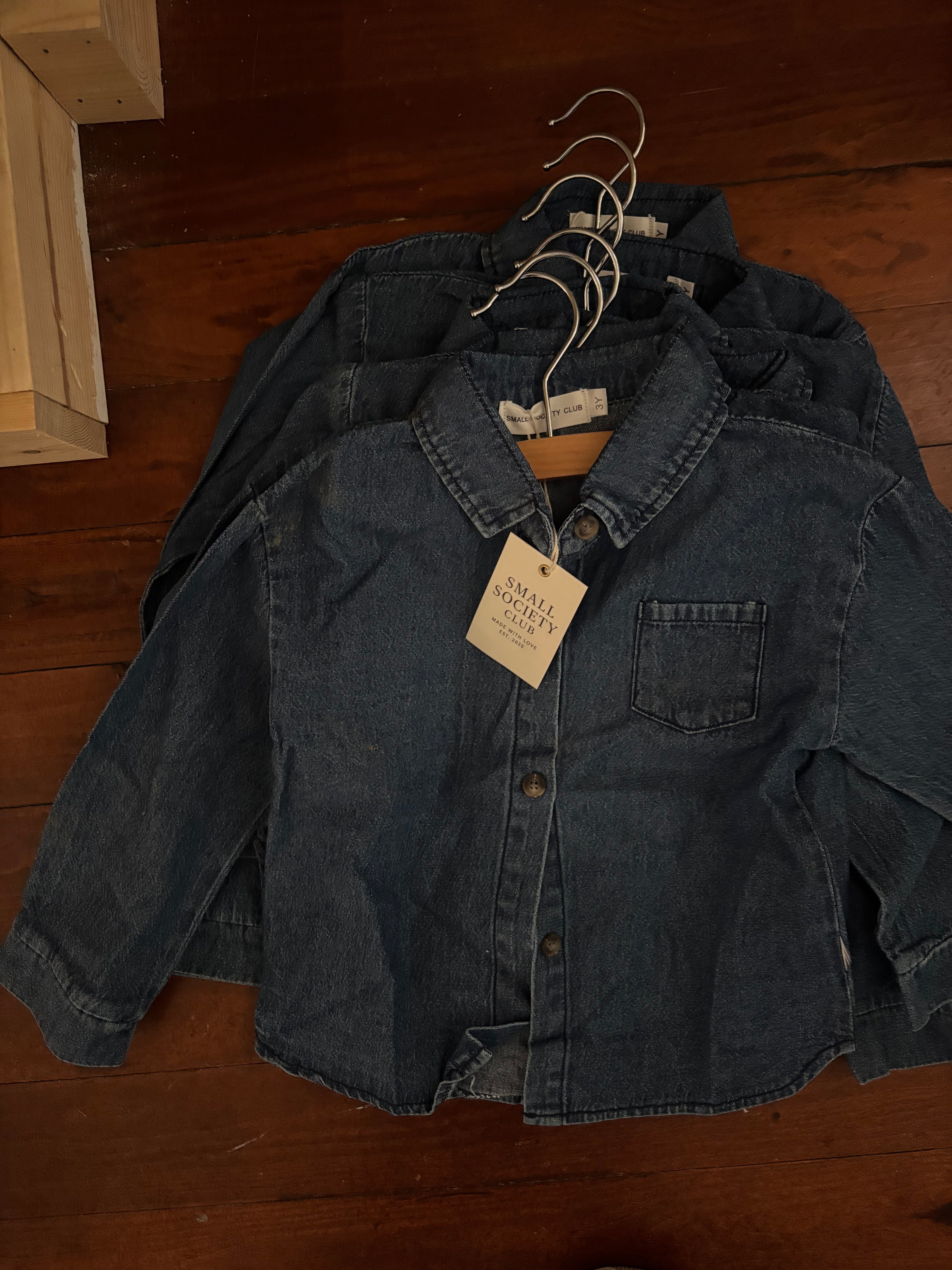 the sunday denim top