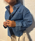 the sunday denim top