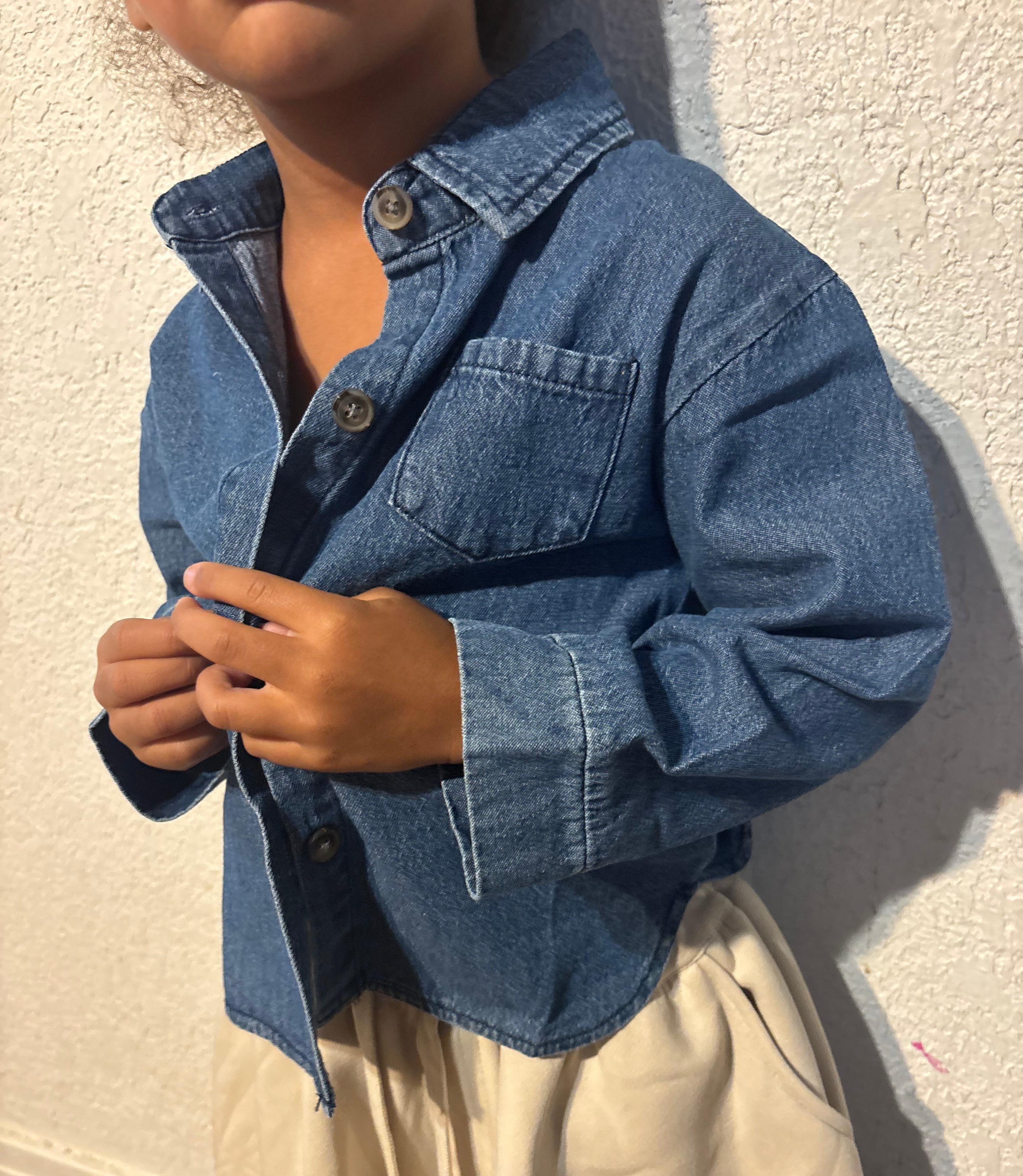 the sunday denim top