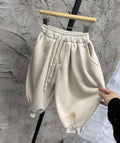the cream cozy joggers