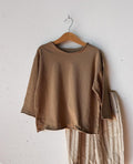 brown longsleeve tee